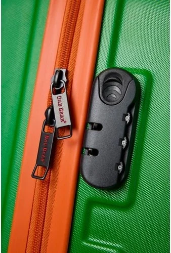 Bad Bear Logo Suitcase Green