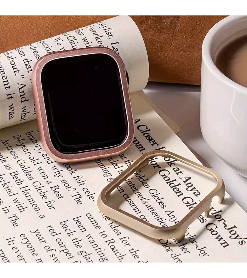 Golden Metal Bumper Case 42mm For Apple Watch Protective Frame - Image 4
