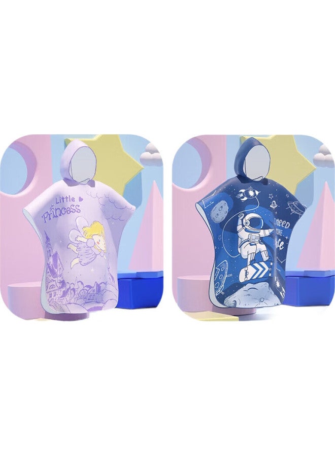YouYou Children'S Bathrobe, Boys And Girls Cloak, Absorbent Quick-Drying Style, Portable Swimming Bath Towel 91201, Pink Unicorn - Image 2