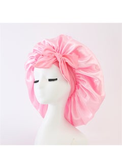 Single-layer ribbon - pink - comes with large intestine hair tie