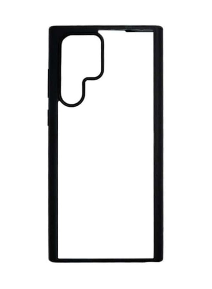 ماجيك ماسك حافظة شفافة من سلسلة Magic Mask Q متوافقة مع حافظة صلبة مضادة للصدمات + غطاء خلفي صلب واقٍ من السيليكون الشفاف مع إطار من السيليكون لهاتف اس 23 الترا اسود - Image 4