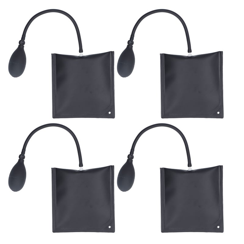 Inflatable Air Shim: 4-Pack 1.5mm Deflated Thickness Composite Fiber Material - 200Kg Single Bearing Capacity Air Shim Pump for Door Window Cabinet Installation Car Repair - Image 1
