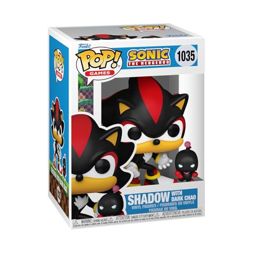 Funko Pop Buddy Sonic The Hedgehog Shadow The Hedgehog with Dark Chao Collectable Vinyl Figure Gift Idea Official Merchandise for Kids Adults Video Games Fans - Image 1