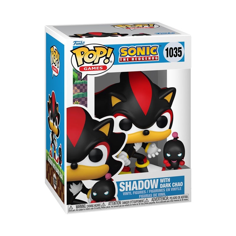 Funko Pop Buddy Sonic The Hedgehog Shadow The Hedgehog with Dark Chao Collectable Vinyl Figure Gift Idea Official Merchandise for Kids Adults Video Games Fans - Image 3
