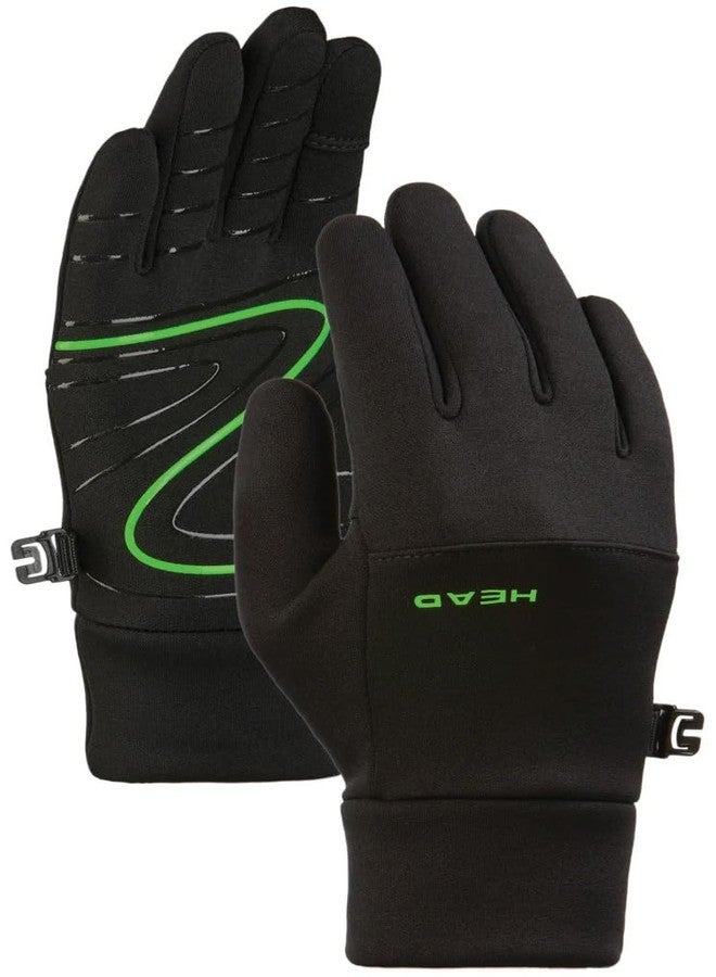 HEAD Kids’ Touchscreen Gloves (Black, LG 10-14) - Image 1
