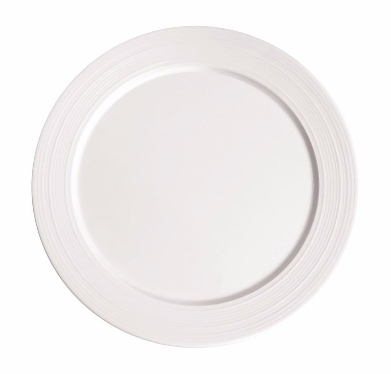 Home-Cart Homecart Dinnerware Serving Melamine Dinner Plates Tableware Serving Iconic Plate Set 6 Pcs, White - Image 2