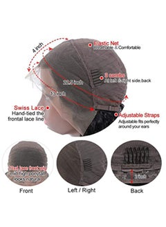 Y&D Black Wig Hair, for Women 150% Density 13x4 Natural Looking Deep Wave Lace Front Wigs Human Hair Pre Plucked  - Image 3