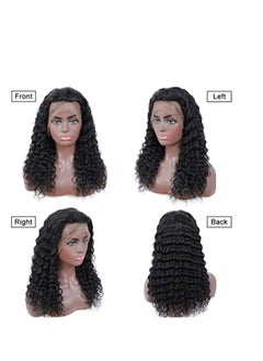 Y&D Black Wig Hair, for Women 150% Density 13x4 Natural Looking Deep Wave Lace Front Wigs Human Hair Pre Plucked  - Image 5