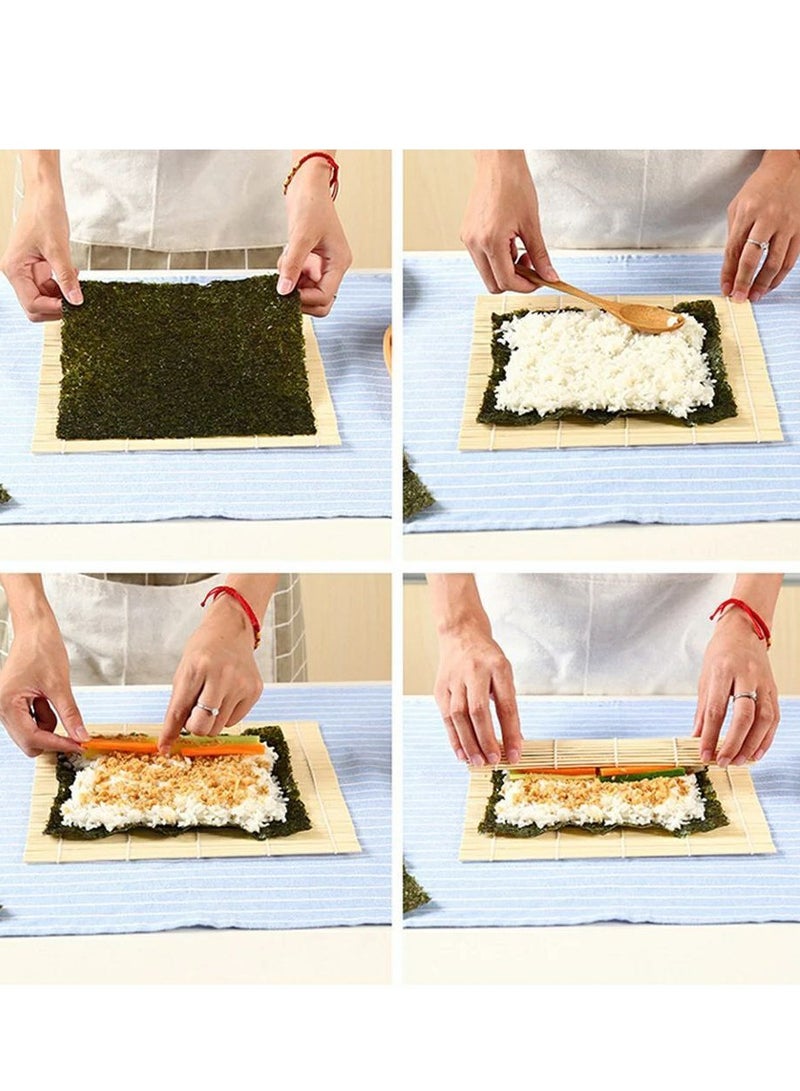 Make sushi effortlessly with this practical sushi mat and maker! Designed to help you create perfectly rolled sushi like a pro at home. Made from high-quality materials and easy to use, ensuring a fun cooking experience. Perfect for sushi lovers and Japanese cuisine enthusiasts! - Image 4