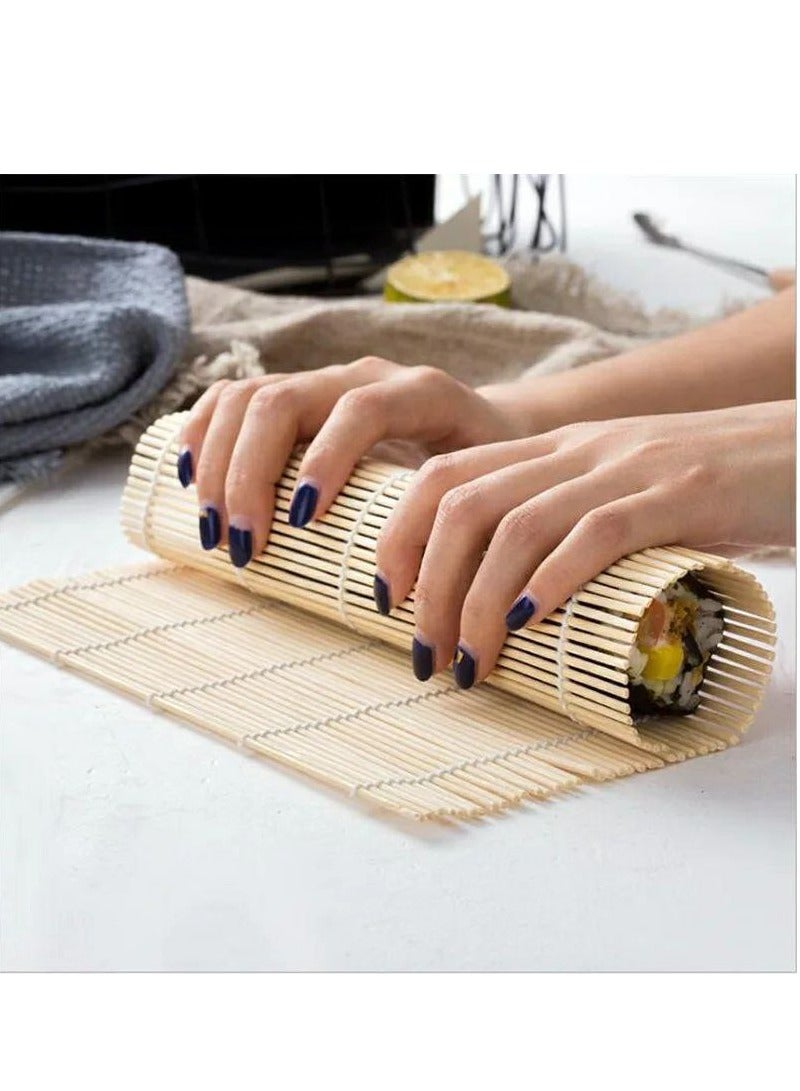 Make sushi effortlessly with this practical sushi mat and maker! Designed to help you create perfectly rolled sushi like a pro at home. Made from high-quality materials and easy to use, ensuring a fun cooking experience. Perfect for sushi lovers and Japanese cuisine enthusiasts! - Image 5