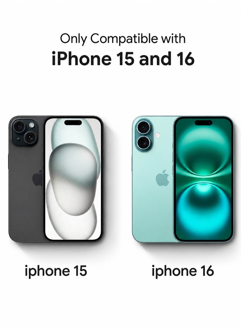 ماجيك واقي شاشة iPhone 16 / iPhone 15 (قطعة واحدة)، زجاج قوي بدرجة صلابة 9H، وضوح عالي HD، مقاوم للخدش والبصمات، سهل التركيب، متوافق مع أغطية الهاتف - Image 2