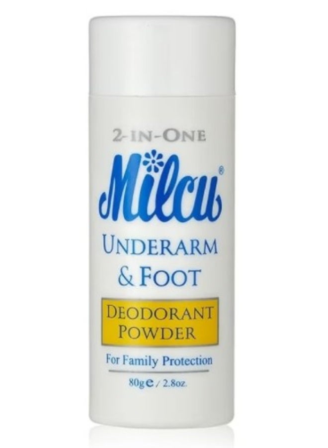 Milcu Underarm & Foot Deodorant Powder 80g – Long-Lasting Odor Protection - Image 5