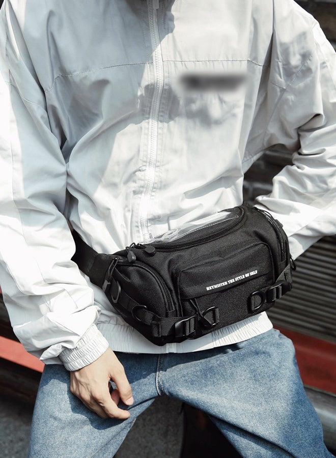 DUNISO Compact Waist Bag for Men and Women, Waterproof Crossbody Bag Chest Shoulder Backpack with Buckle, Everyday Carry Bag for Travel, Work, Sport - Image 5