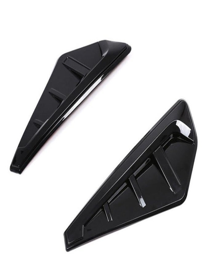Partscollect 2 PCS Shark Gills Side Decoration Fender Vent Trim,Body Marker Fender Air wing Vent Trim M Cover Compatible with BMW X5 X5M G05 2019 2020 2021 2022 2023 (Glossy Black) - Image 2
