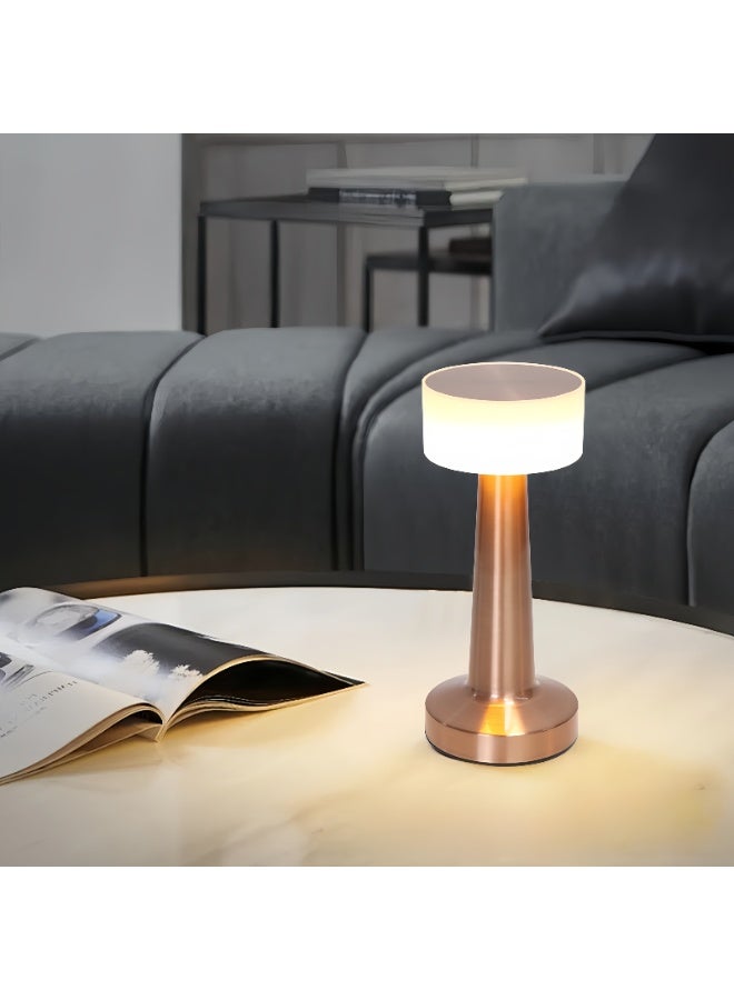 Portable USB-Rechargeable LED Dumbbell Mood Lamp – Bar, Bedroom & Café Décor,Touch Switch LED Rechargeable Bar Night Light for Night Clubs Parties, - Image 1