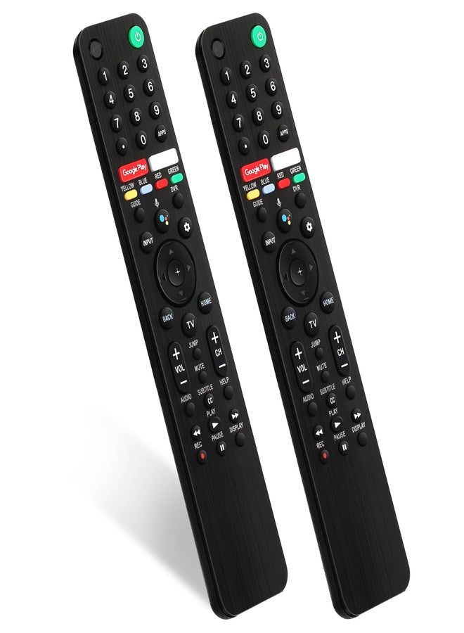 RMF-TX500U Smart TV Remote 2 Pack for All Sony TV/Sony Bravia TV Voice Remote, RMF-TX500U Replacement Remote for Sony TV XBR/KD/XR Series X900H X800H X950G X850G 55A8H X750H Etc, 1 Year Full Warranty