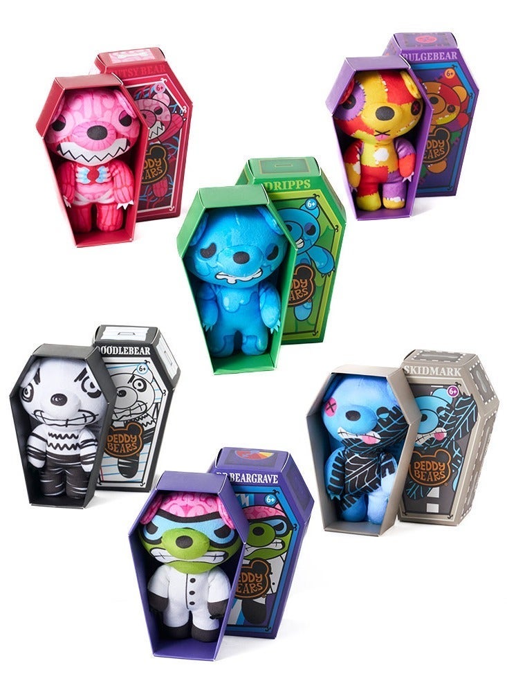 Deddy Bears Doodlebear Lil  Dodgers Plush 14cm Soft & Squishy Deddy Bear, Series 3, Box with Certificate, Collectible Toy for Ages 6+ - Image 4