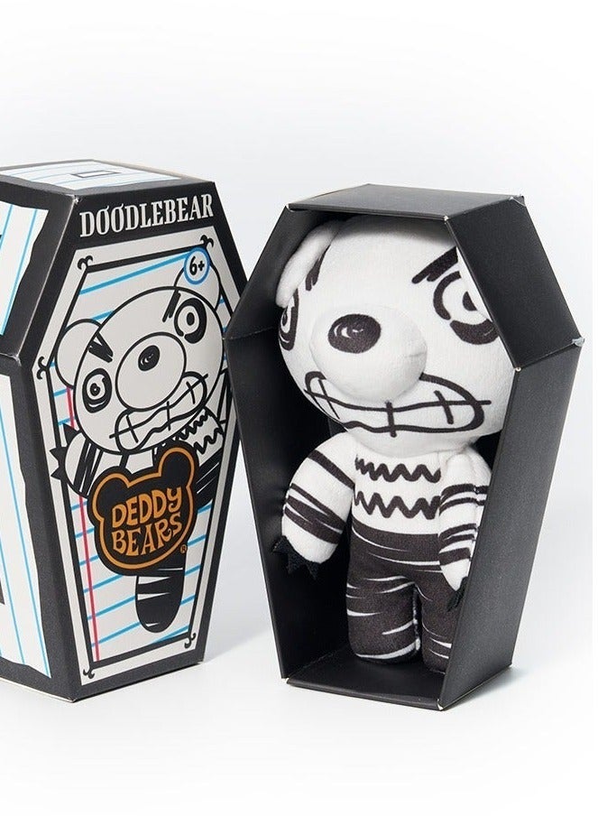 Deddy Bears Doodlebear Lil  Dodgers Plush 14cm Soft & Squishy Deddy Bear, Series 3, Box with Certificate, Collectible Toy for Ages 6+ - Image 2