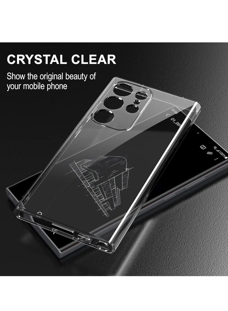 MIGOFAST Back Cover Soft Case for Samsung Galaxy S25 Ultra 5G Best Camera Protection Inbuilt Dust Plugs Anti Slip Grip Ultra Clear Slim Back Cover for Samsung S25 Ultra 5G Silicone Transparent - Image 5