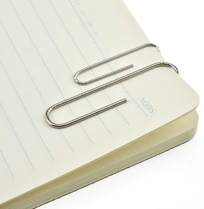 Vinaco Paper Clips Non Skid  500Pcs Medium And Jumbo Paper Clips (1.3 Inch & 2.0 Inch)  Durable & Rustproof  Coated Paperclip Great For Office School And Personal Use - Image 5