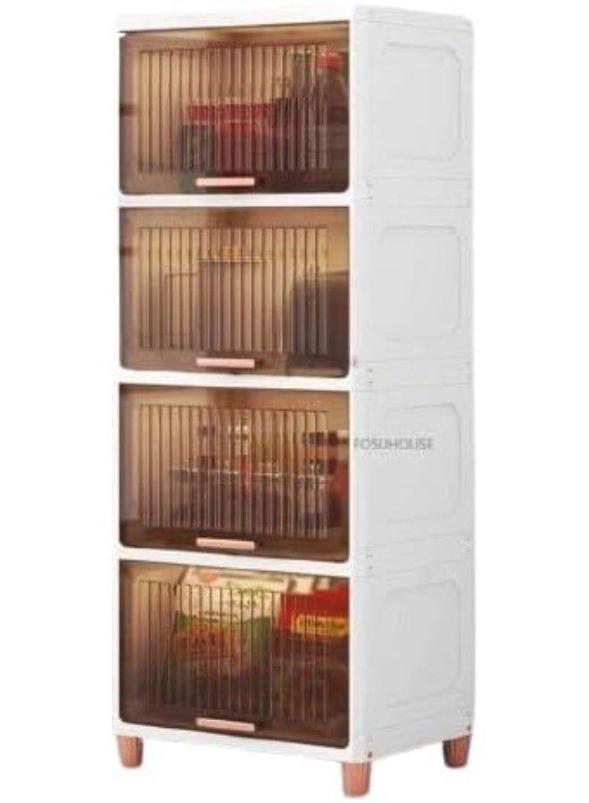 Modern 4-Tier Multi-Purpose Organizer Rack | Kitchen & Bathroom Storage & Organization Unit | Durable High-Quality Home Essential - Image 1