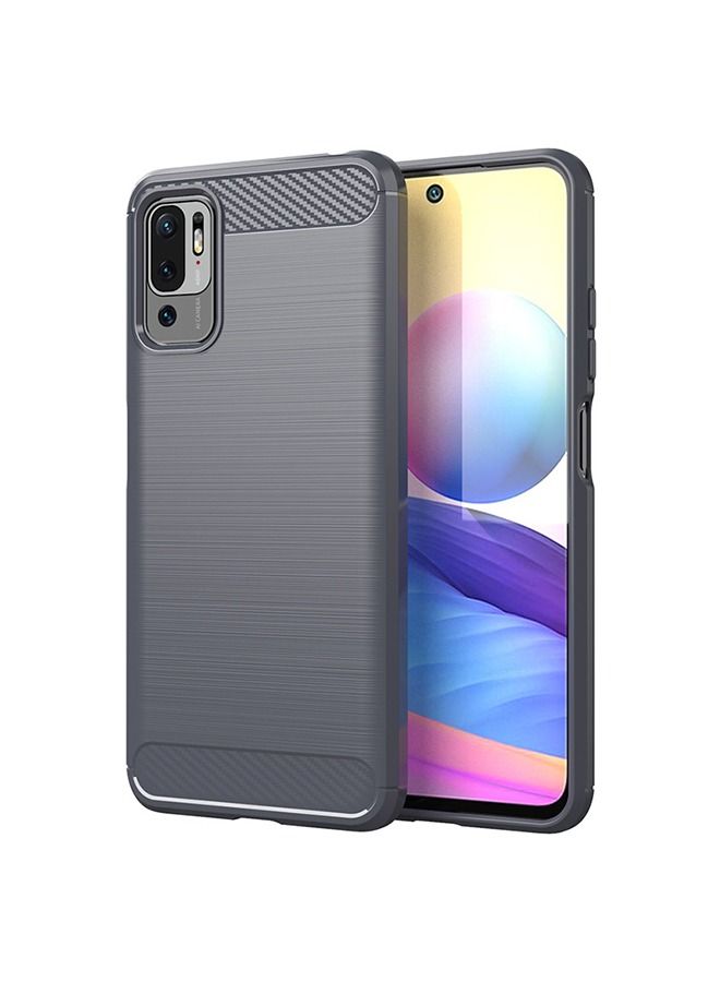 Ant Phone Case for Xiaomi Redmi Note 10 5G Protector Cover and Cell Accessories TPU Silicone Protective Redmi Note 10 5G Carbon Fiber Grey - Image 1