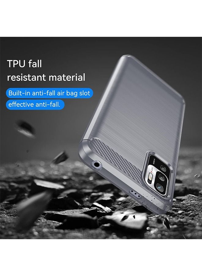 Ant Phone Case for Xiaomi Redmi Note 10 5G Protector Cover and Cell Accessories TPU Silicone Protective Redmi Note 10 5G Carbon Fiber Grey - Image 4