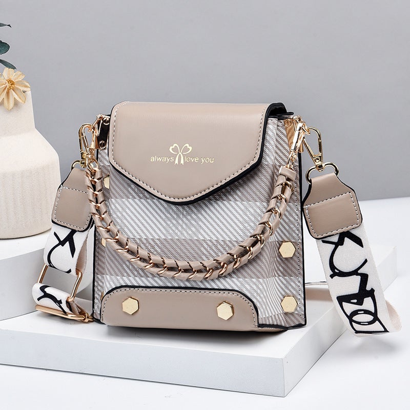 Mobile Phone Bag 2023 New Fashion Printed Chain Shoulder Bag Korean Style Trendy Personalized Small Bag Chain Bag - Image 3