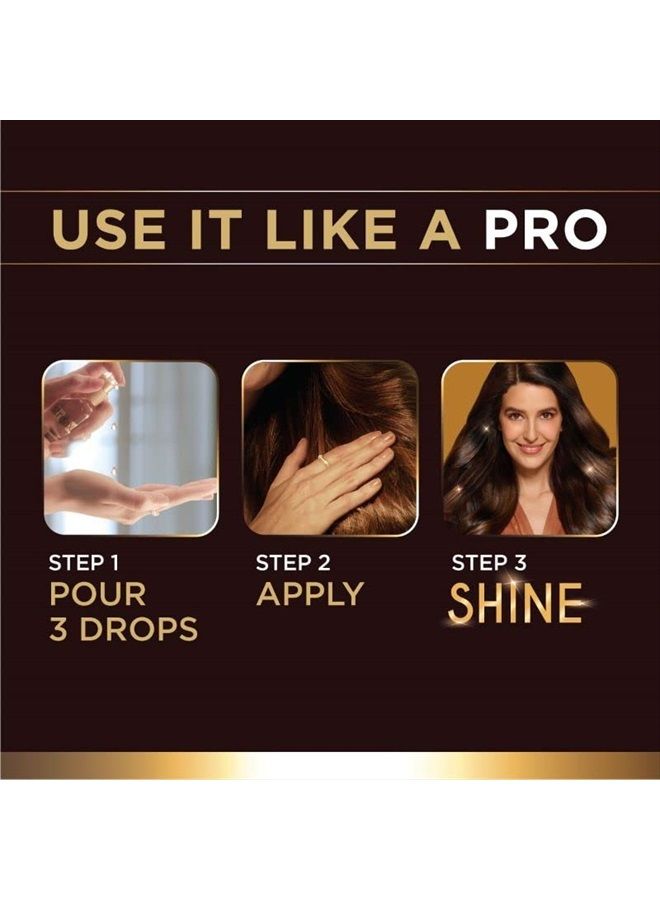 Streax Hair Serum Enriched with Walnut Oil Gives Frizz-free Satin Smooth Hair 100ml (3.5 Oz) - Image 3