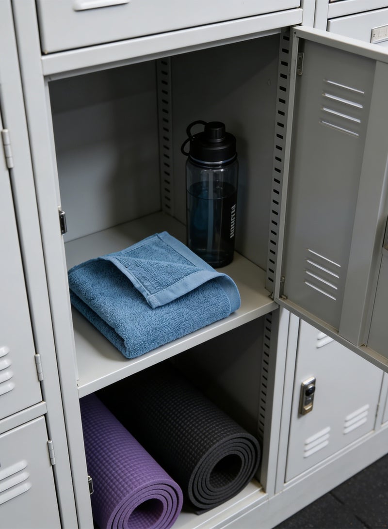 شاربدو طقم مناشف قطنية نقية ناعمة وسميكة للوجه، مقاس 30 × 60 سم، مريحة وماصة، مكون من 6 قطع - Image 3