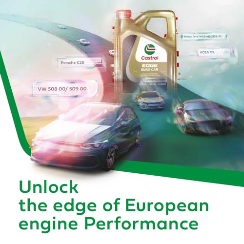 Castrol EDGE Euro Car 0W-20 M Advanced Full Synthetic Engine Oil | Power Boost Technology | 40%* Improved Performance | For Petrol, Diesel, CNG & Hybrid Cars | 1L - Image 3