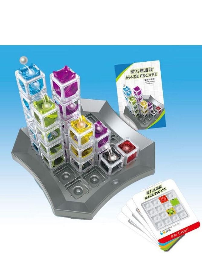Gravity Maze Marble Run Brain Game Toy for Boys and Girls Age 8 and Up