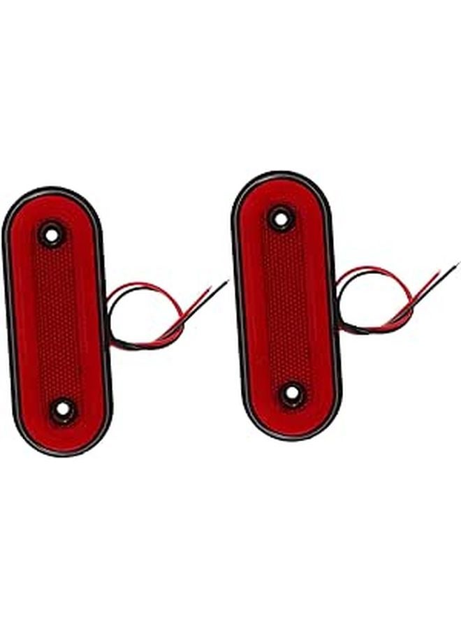2Pcs LED Truck Trailer Marker Lights Running Board Step Lights Towing Lighting - Image 1