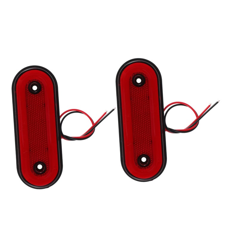 2Pcs LED Truck Trailer Marker Lights Running Board Step Lights Towing Lighting - Image 2