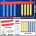ATG Reflex Sticks Challenge Game Remote Control 3 Speed Modes SoloDual Play HandEye Coordination Reaction Training Toy Drop Sticks Game for Kids Adults - Image 4