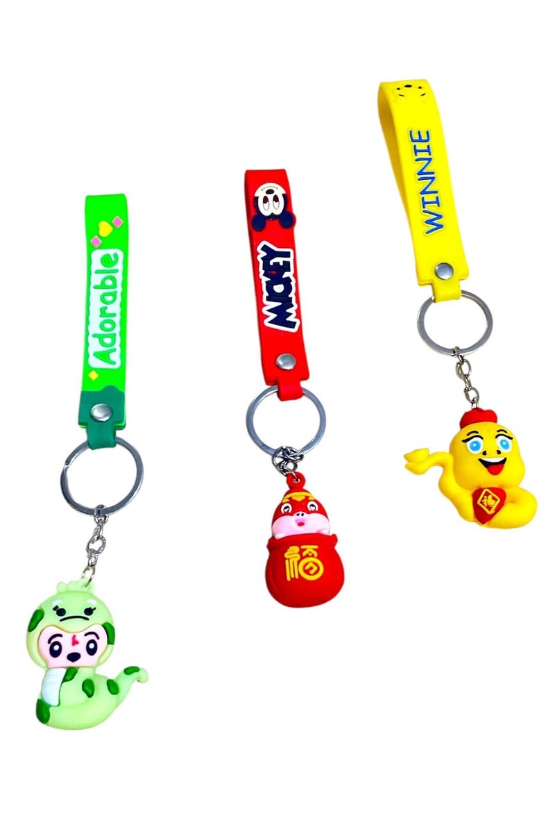 Silicone keychain in cartoon shapes with an elegant appearance, - Image 1