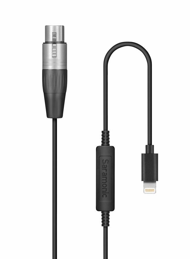 Saramonic XLR Female to Apple Lightning Microphone Interface Cable for iPhone & iPad (LC-XLR) - Image 1
