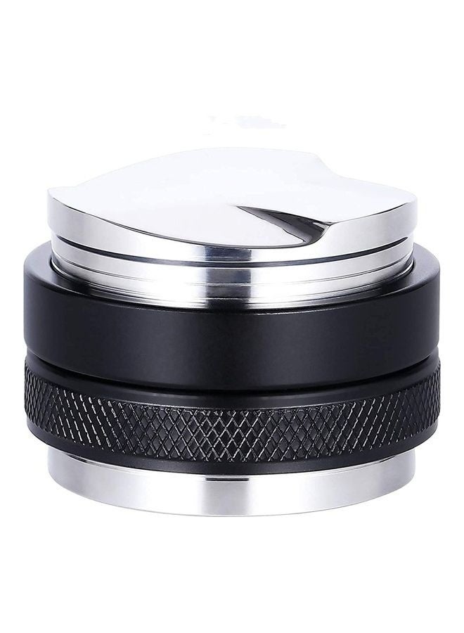 Western Mountains Dual Head Coffee Distributor 2 In 1 Leveler and Tamper Silver/Black 53mm - Image 2