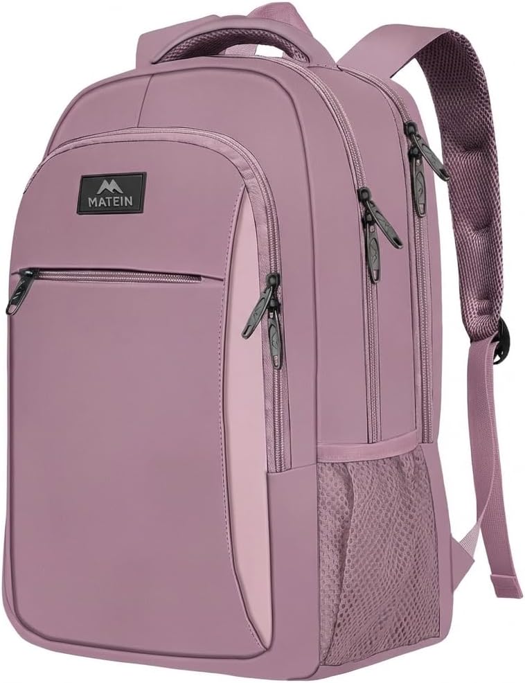 MATEIN Travel Laptop Backpack, Business Anti Theft Slim Sturdy Laptops Backpack with USB Charging Port, Water Resistant College Computer Bag Gift for Men & Women Teacher Fits 15.6 Inch Notebook - Image 1