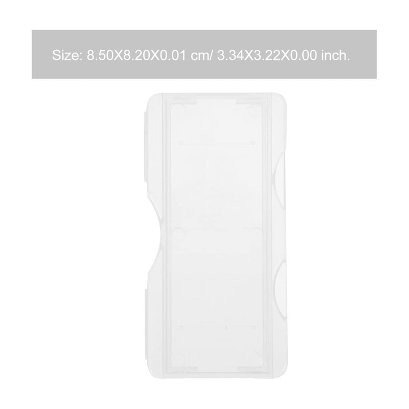 klarako Specimens Slide Holder Terrarium Microscope Slide Bag Set White: 100pcs Microscope Slide Holder Individual Plastic Microscope Slide Storage Box for Lab Plastic Containers - Image 4