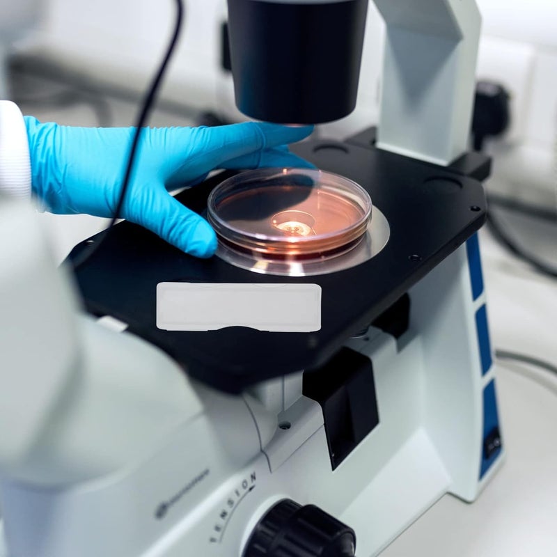 klarako Specimens Slide Holder Terrarium Microscope Slide Bag Set White: 100pcs Microscope Slide Holder Individual Plastic Microscope Slide Storage Box for Lab Plastic Containers - Image 2