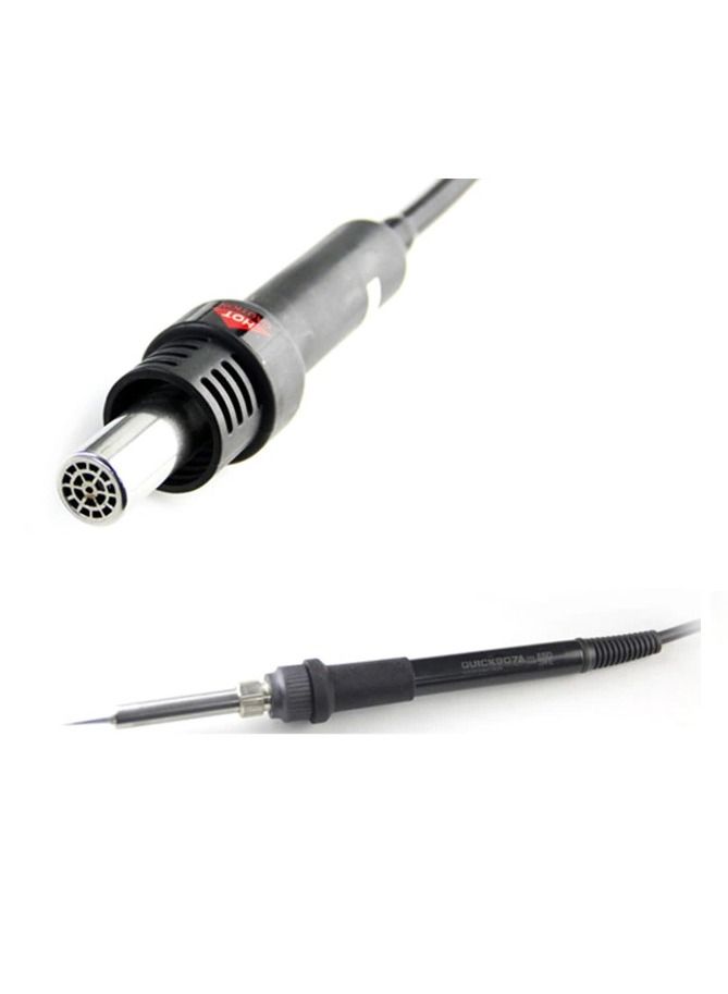 QUICK 2 In 1 Hot Air Rework Station Hot Air Gun BGA De-Soldering Reballing 110V 220V - Image 4