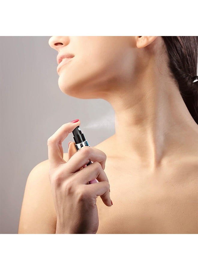 زجاجة عطر صغيرة محمولة قابلة لإعادة الشحن رذاذ ، والسفر من الضروريات ، اكسسوارات السفر 4 حزم 5 مل / 0.2 - Image 5