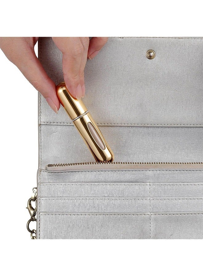زجاجة عطر صغيرة محمولة قابلة لإعادة الشحن رذاذ ، والسفر من الضروريات ، اكسسوارات السفر 4 حزم 5 مل / 0.2 - Image 4