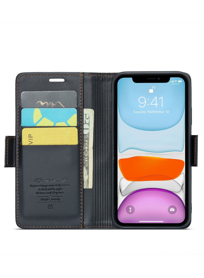 Suteni Flip Cover Leather Protective Mobile Phone Case for iPhone - Image 3
