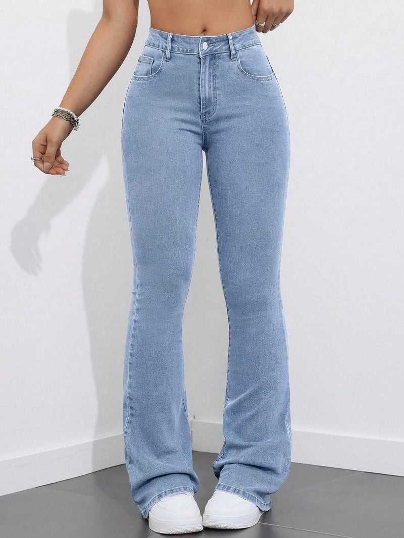 KOTTY Womens Solid Quick DryForever Blue Stylish Jeans(Blue,L)-KTTLADIESJEANS3011L - Image 4