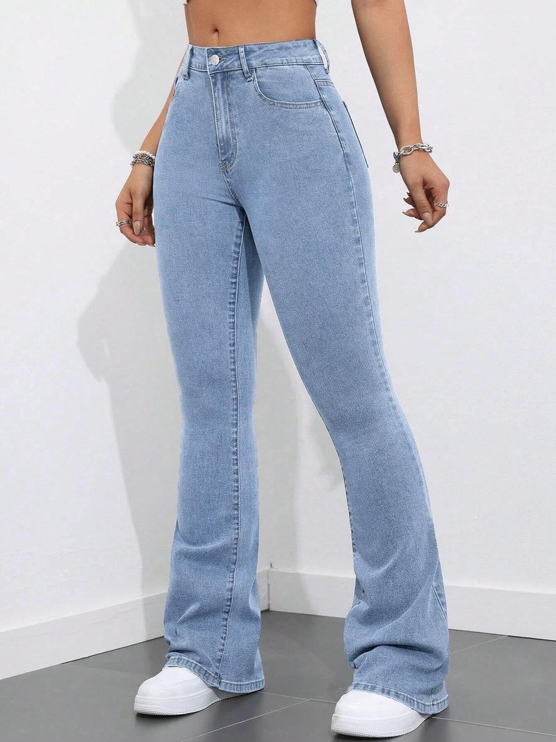 KOTTY Womens Solid Quick DryForever Blue Stylish Jeans(Blue,L)-KTTLADIESJEANS3011L - Image 3