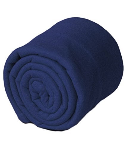 Goyal's ® Double Fleece Blanket Blue & Coffee Set of 2 - Image 3