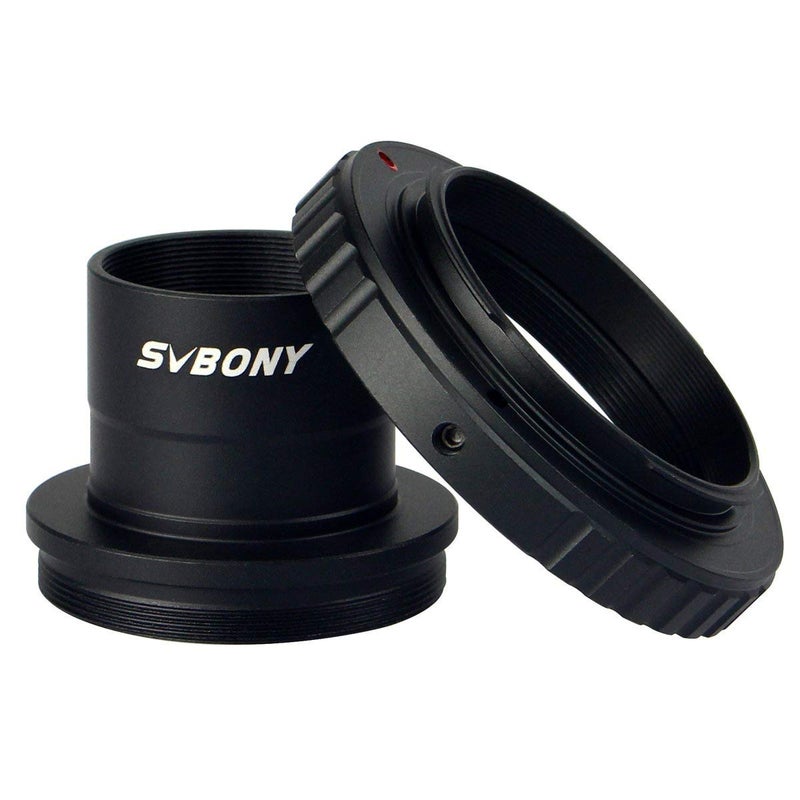 SVBONY SVBONY Telescope Photo Adapter T Adapter and T2 T Ring Adapter 125 inch Telescope Accessory Compatible for Nikon Camera and Telescope