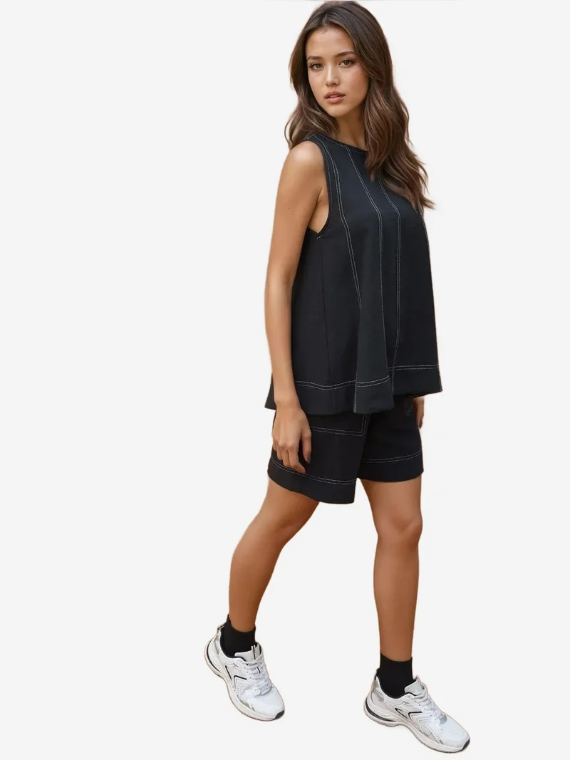 HICCUP Stitch Detail Relax Fit Co-ord Set